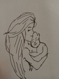 Рисунок ко Дню матери